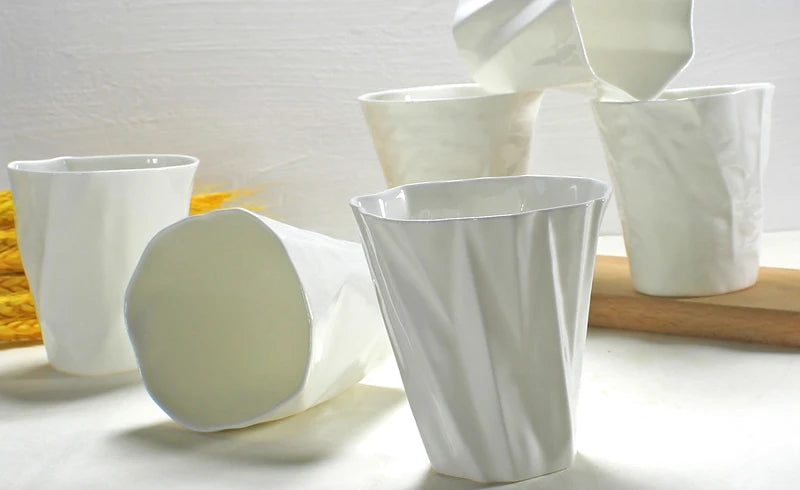 250ML, plain white bone chian coffee mug, novelty design geek espresso cups, porcelain funny tazas mug, ceramic camping cup