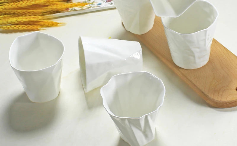 250ML, plain white bone chian coffee mug, novelty design geek espresso cups, porcelain funny tazas mug, ceramic camping cup