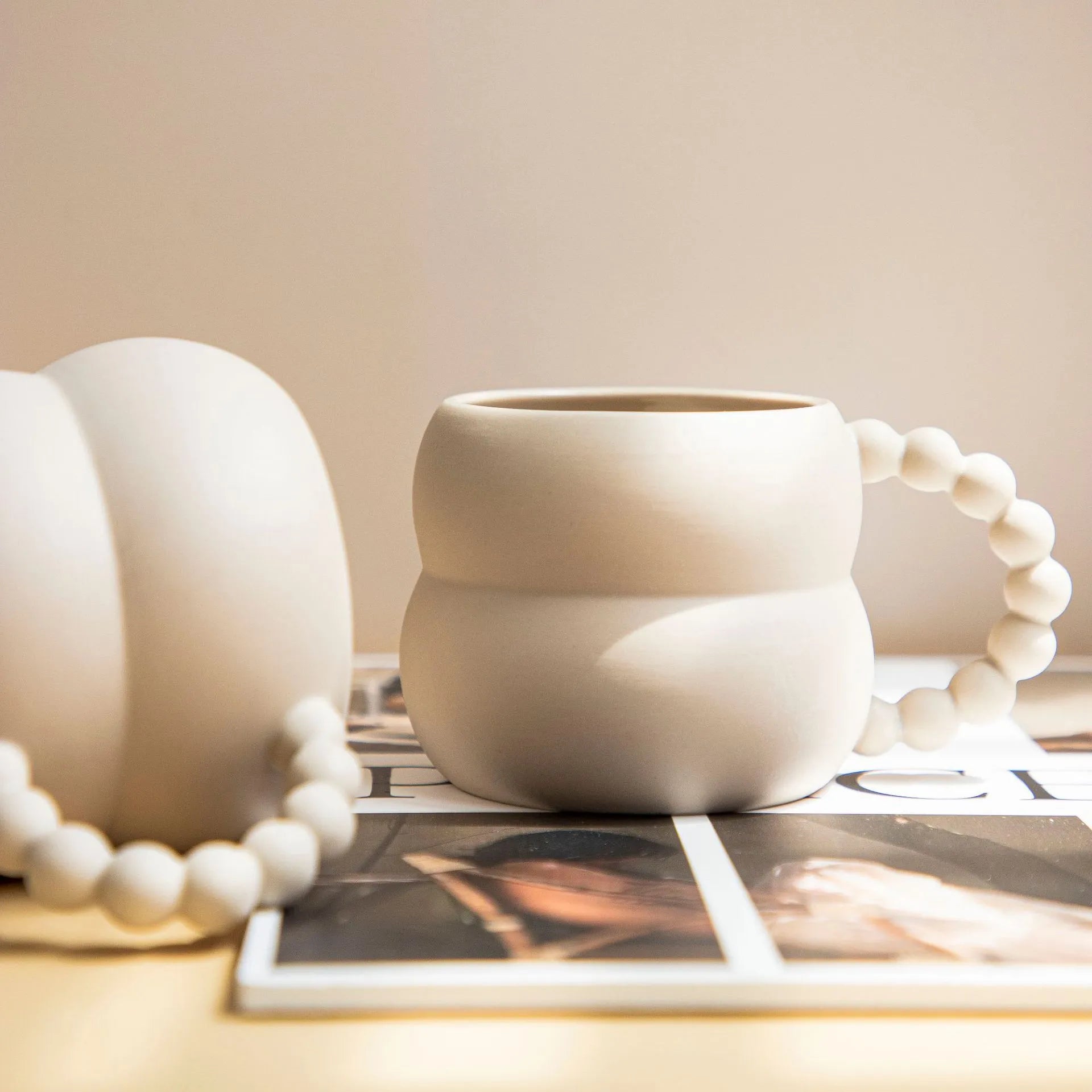 Creative Ceramic Mug Cute Coffee Cup Nordic Home Decor Handmade Art Milk Tea Cup Home Drinkware Personalized Drinkware